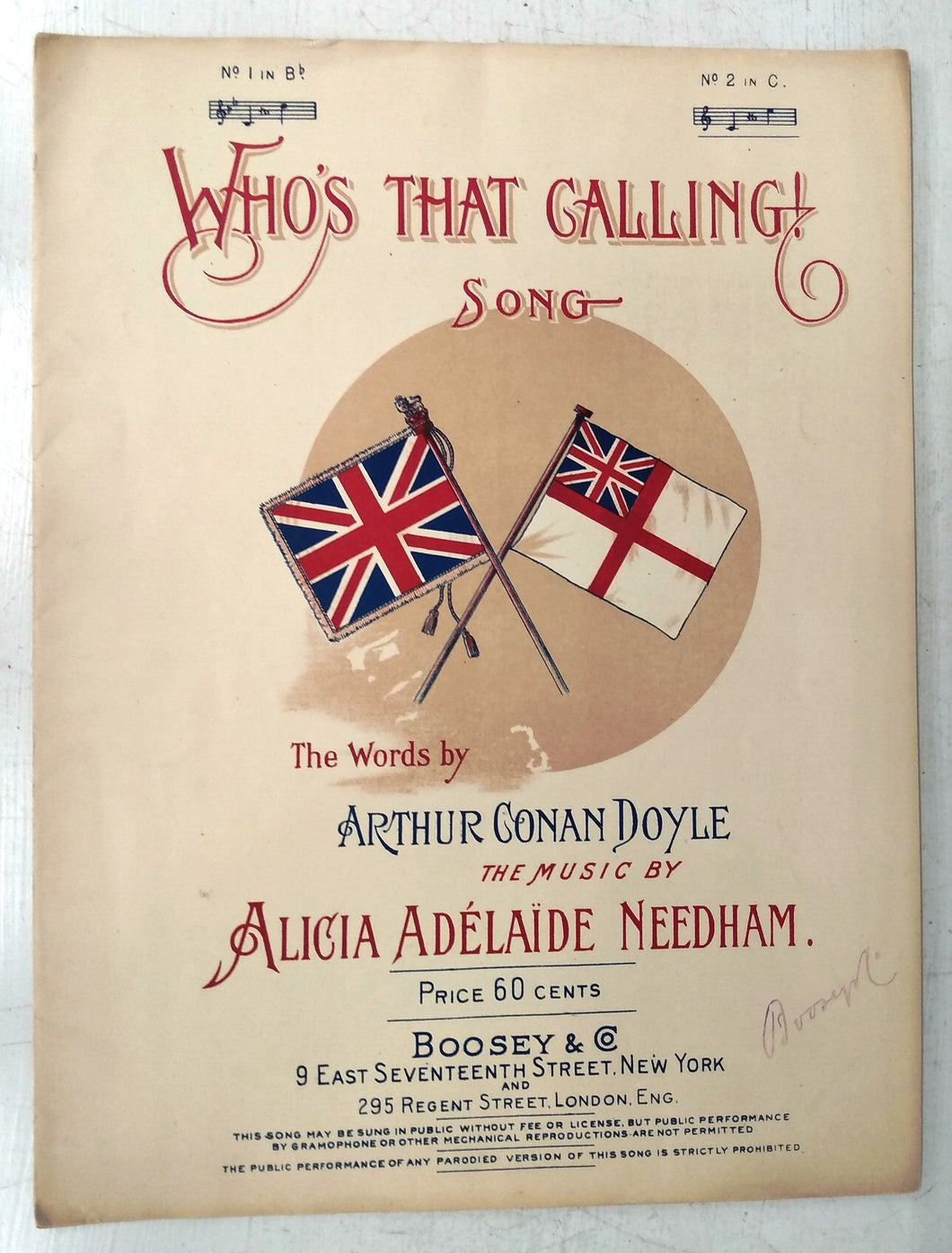 Who's That Calling! (sheetmusic)