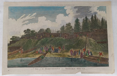 A View of the Habitations in Nootka Sound