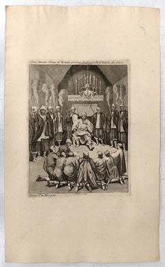 Don Alvaro, King of Kongo, giving Audience to ye Dutch in 1642