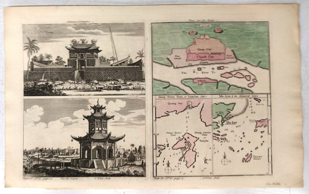 Chinese Temples; Plans from Du Halde
