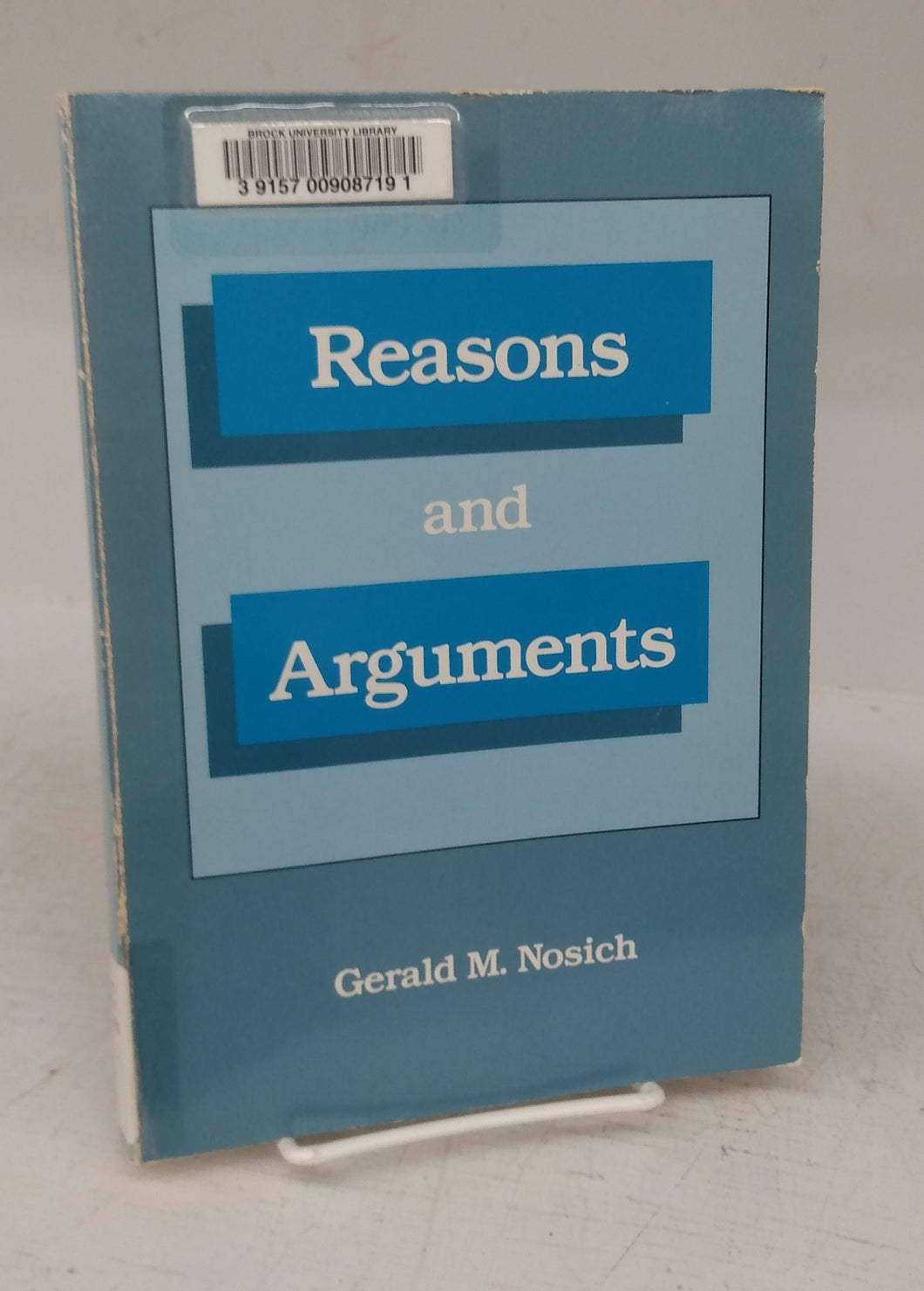 Reasons and Arguments