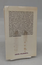 La voluntad de Aventura: Aproximamiento critico al pensamiento de Ortega y Gasset