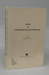 Aspects of Contemporary American Philosophy