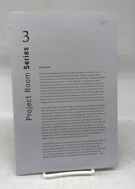 Robert Fones: Project Room Series 3 (poster)