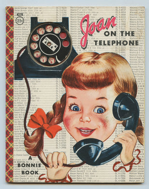 Joan on the telephone