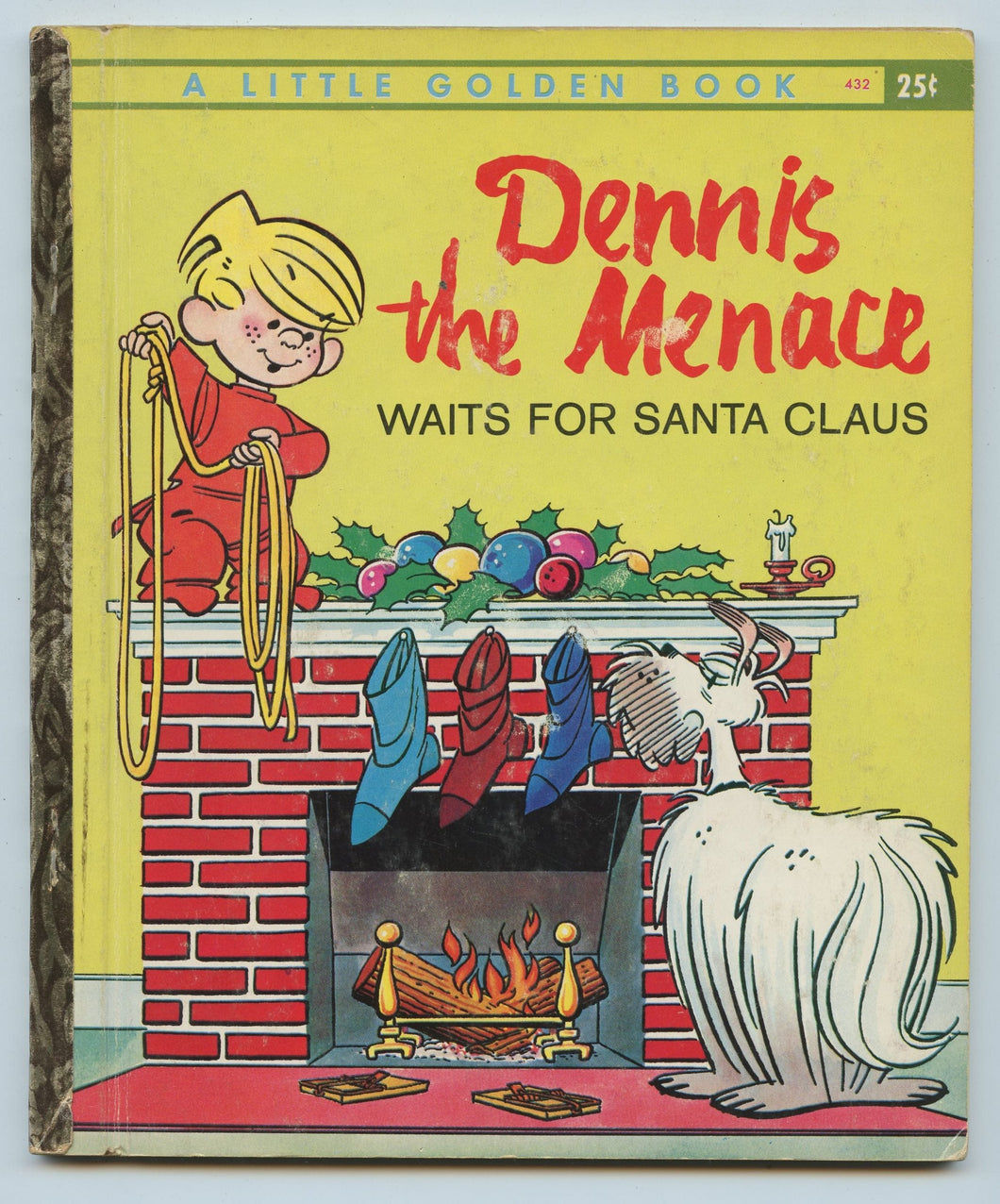 Dennis the Menace Waits For Santa Claus