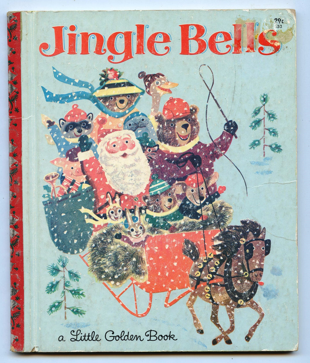 Vintage 1964 Jungle Bells Little Golden Book