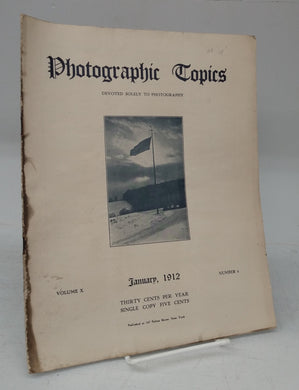 Photographic Topics, January 1912