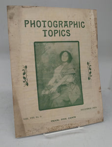 Photographic Topics, December 1909