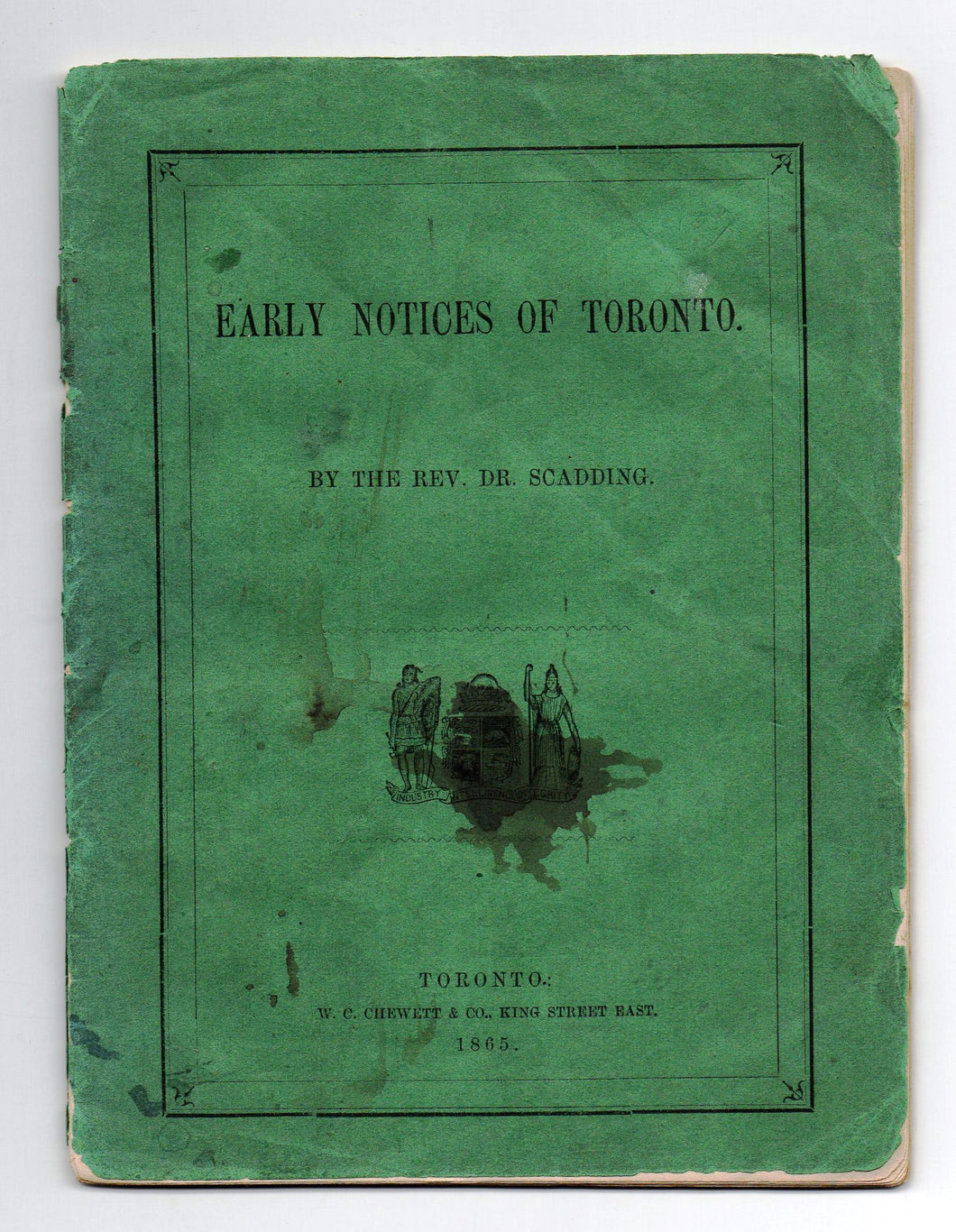 Early Notices of Toronto