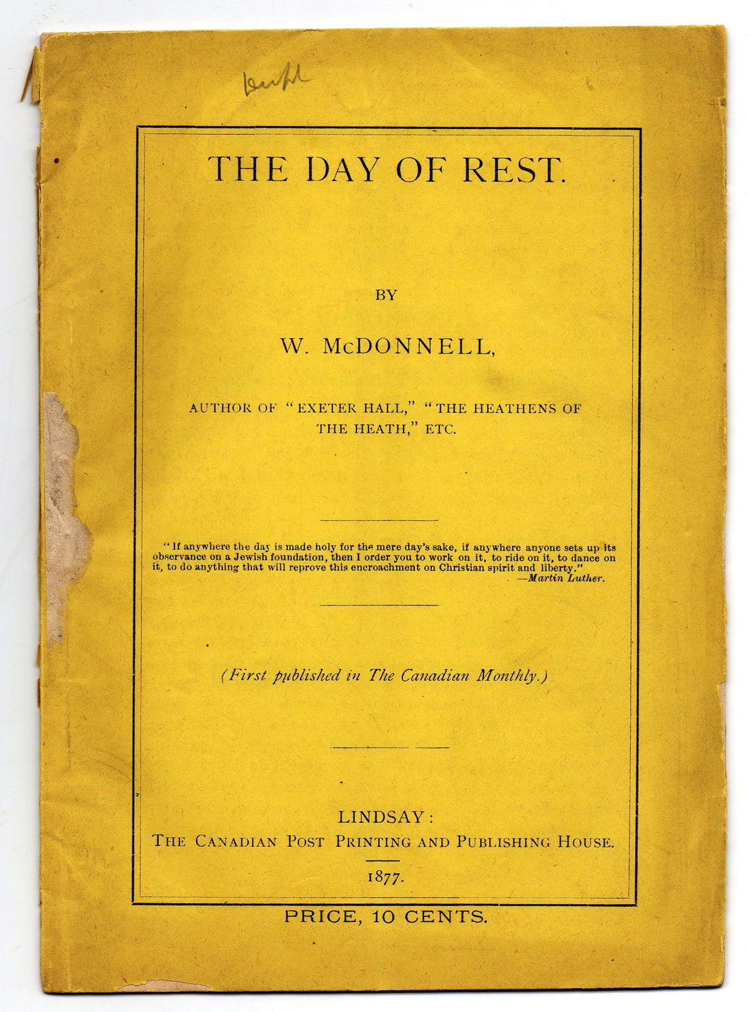 The Day of Rest