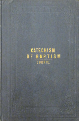 A Catechism of Baptism