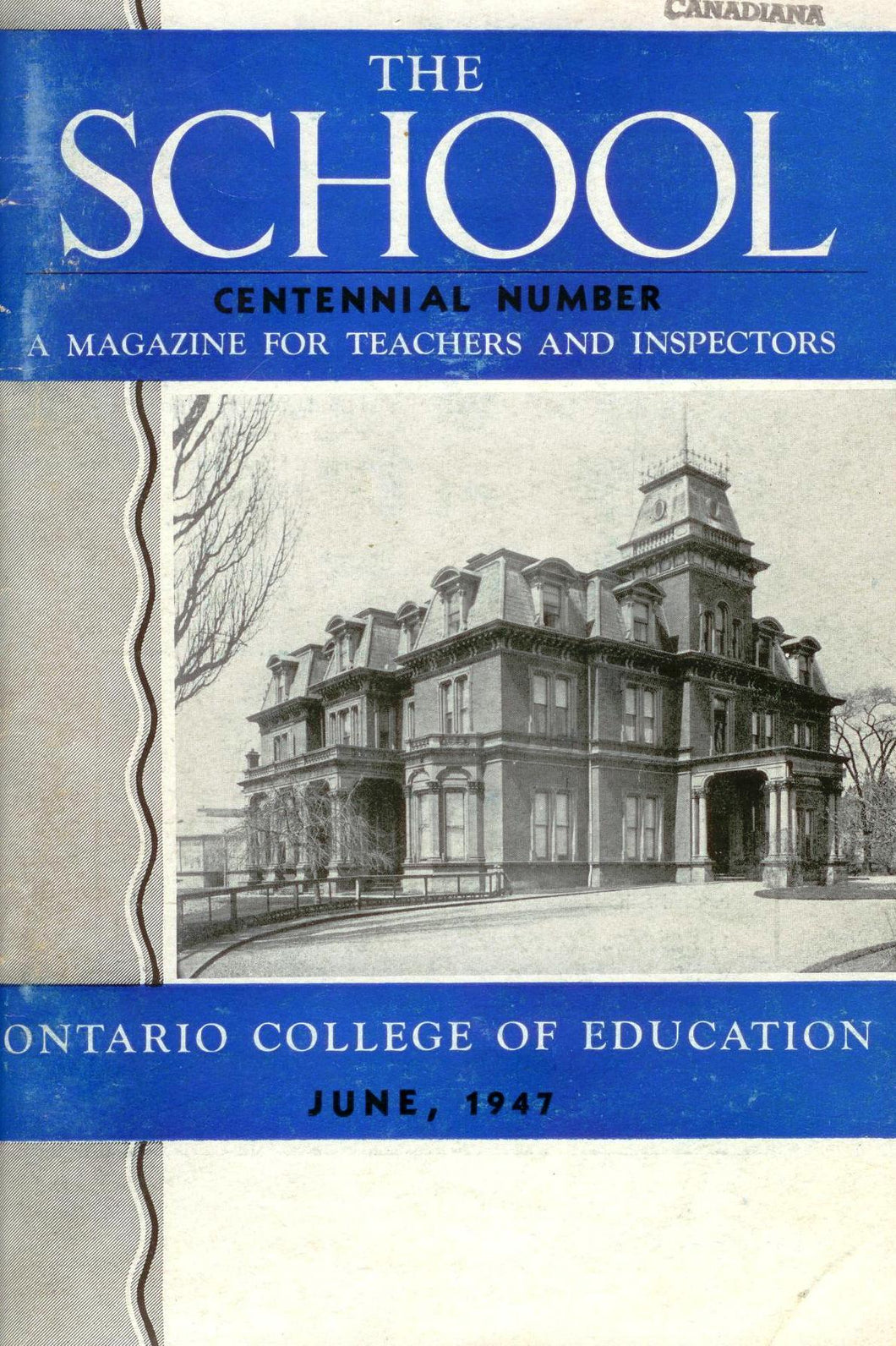 The School: A Magazine For Teachers and Inspectors