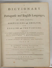 A Dictionary of the Portugese and English Languages, in Two Parts. (Part 2 only)