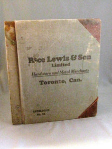 Rice Lewis & Son Catalogue No. 31