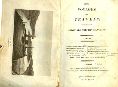 New Voyages and Travels; Consisting of Originals and Translations. Vol. III