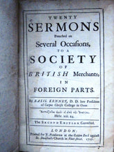 Twenty Sermons Preached on Several Occasions, to a Society of British Merchants, in Foreign Parts